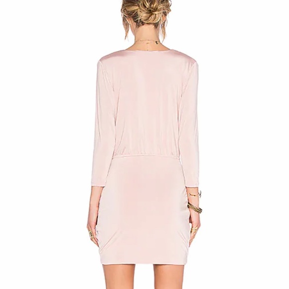 Lovers and friends happy v neck dress in mauve - Picture 3 of 3